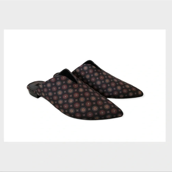 Lafayette Brull Printed Mules, size 10 - Picture 1 of 7
